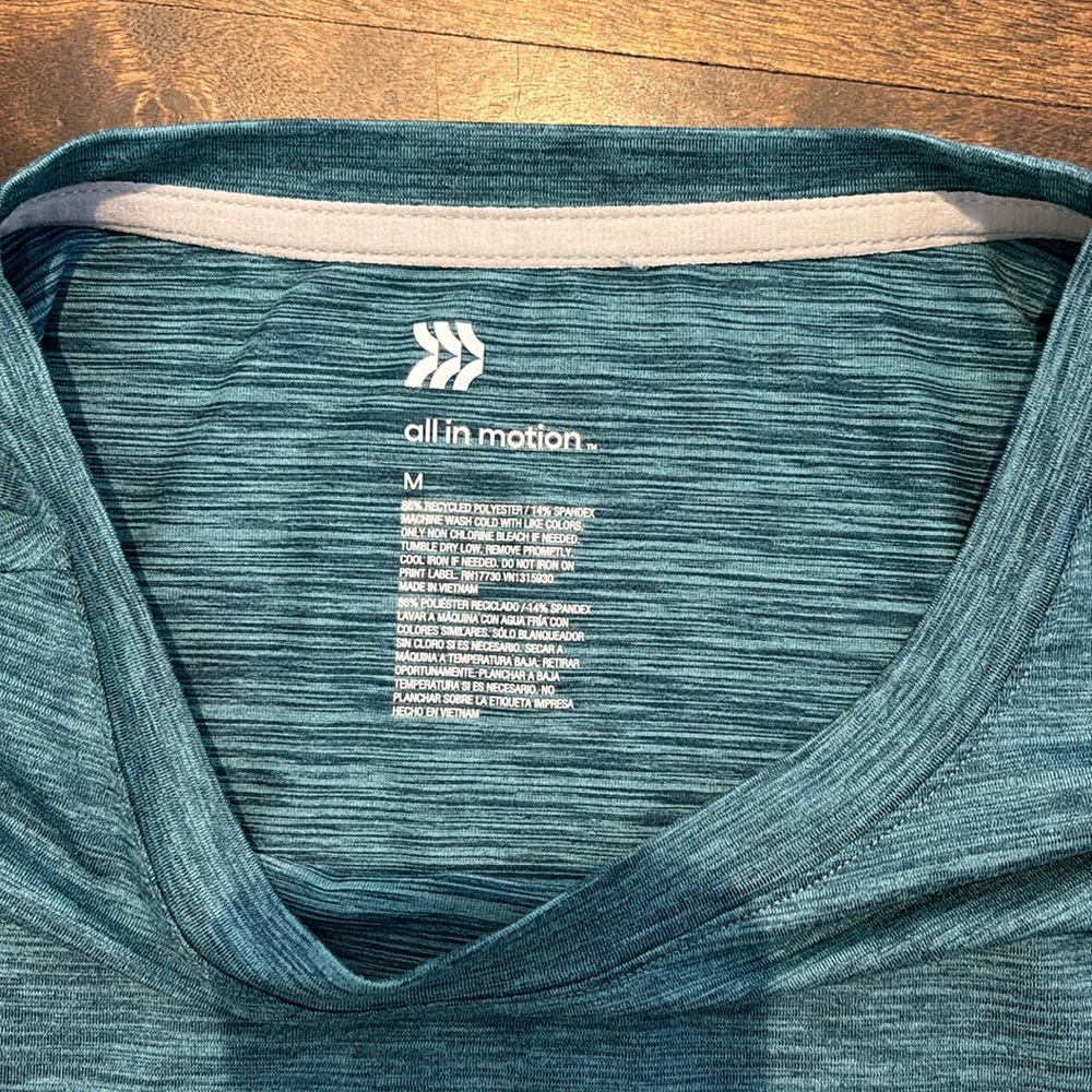ALL IN MOTION MENS TEE SHIRT NWOT - Picture 6 of 9